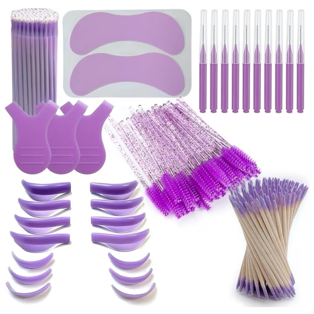 Lavender Lash Lift & Tint Kit Accessories – 279-Piece 